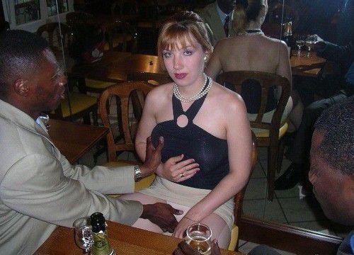 Interracial Public Cheating - Cheting wife.